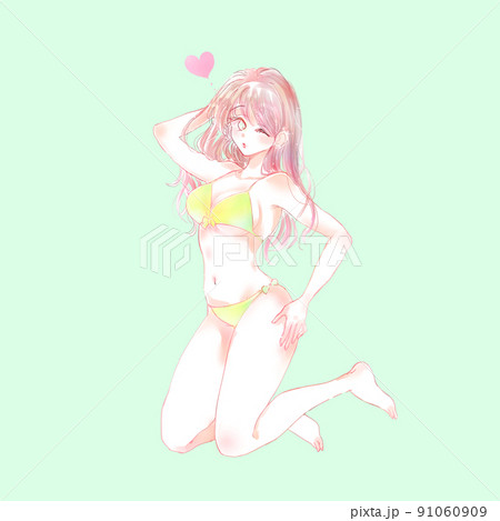 セクシーな女性 ビキニのイラスト素材 [91060909] - PIXTA