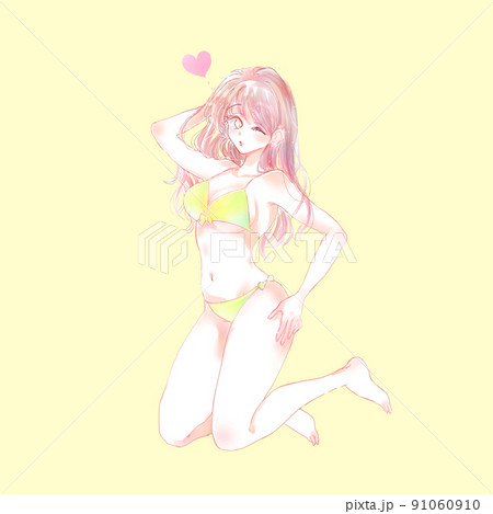 セクシーな女性 ビキニのイラスト素材 [91060910] - PIXTA