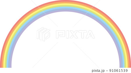 虹_パステルカラー 91061539