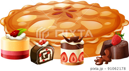 Sweet bakery dessert and pie 91062178