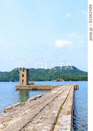 初夏の魚雷発射試験場跡 片島公園 長崎県川棚町 初夏の魚雷発射試験場跡 片島公園 長崎県川棚町 91062489