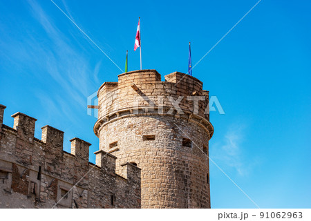 Castello del Buonconsiglio - Medieval Castle in Trento Downtown Trentino Italy Castello del Buonconsiglio - Medieval Castle in Trento Downtown Trentino Italy 91062963