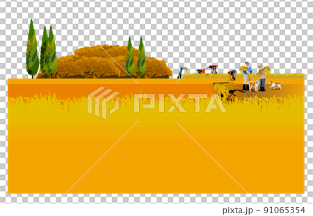 一個美麗的日本山村,有一座古老的民居。人們在秋收的時候努力收割稻穀。它是 一個美麗的日本山村,有一座古老的民居。人們在秋收的時候努力收割稻穀。它是 91065354