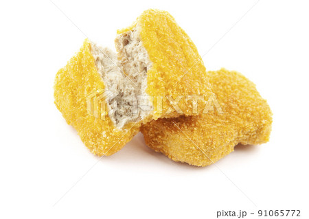 image of chicken nuggets white background image of chicken nuggets white background 91065772