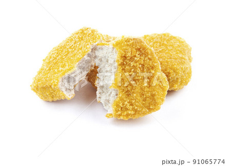 image of chicken nuggets white background image of chicken nuggets white background 91065774