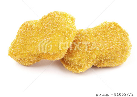 image of chicken nuggets white background image of chicken nuggets white background 91065775