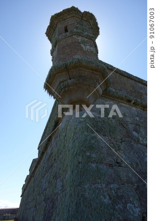 massive rock walls from Fort santa tereza, Uruguay massive rock walls from Fort santa tereza, Uruguay 91067003