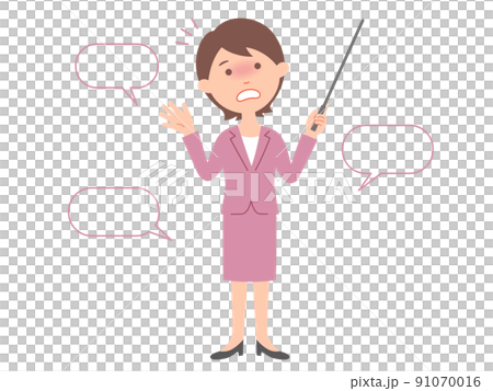 女員工匆忙做演示 2 91070016