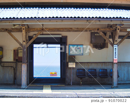 上越市 有間川駅からの日本海 上越市 有間川駅からの日本海 91070022