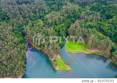 Ther Landscape of Upper Shing Mun Reservoir is a reservoir 18 June 2022 Ther Landscape of Upper Shing Mun Reservoir is a reservoir 18 June 2022 91070233