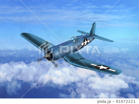 空を飛ぶF4Uコルセアイメージ 空を飛ぶF4Uコルセアイメージ 91072221