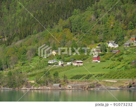 eidfjord in norway 91073232