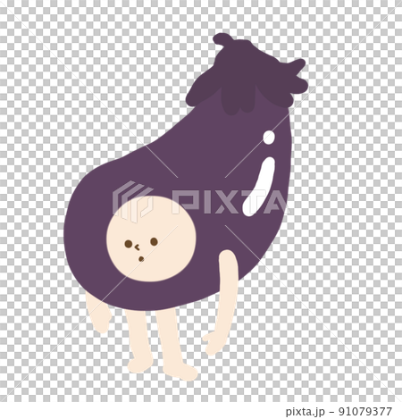 當我把臉和四肢放在蔬菜上時，就變成了這樣。 91079377