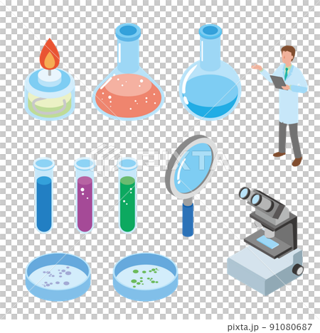Laboratory equipment material for science 91080687