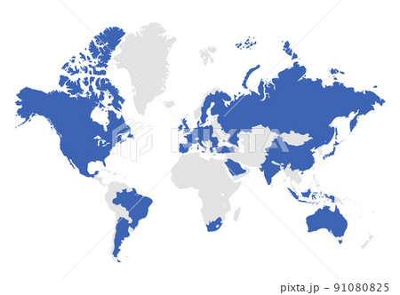 G20 world map countries infographic. Saudi Arabia Turkey Brazil european G20 country 91080825