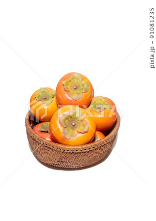 柿　かき　カキ　秋の味覚　秋の果物　果物　果実　柿の写真 91081235
