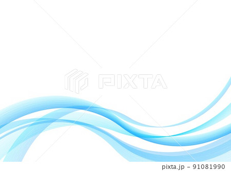 線の曲線ブルー 線の曲線ブルー 91081990