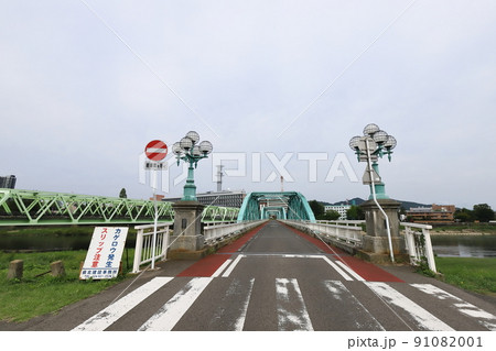 福島　福島市　大正生まれの松齢橋 91082001