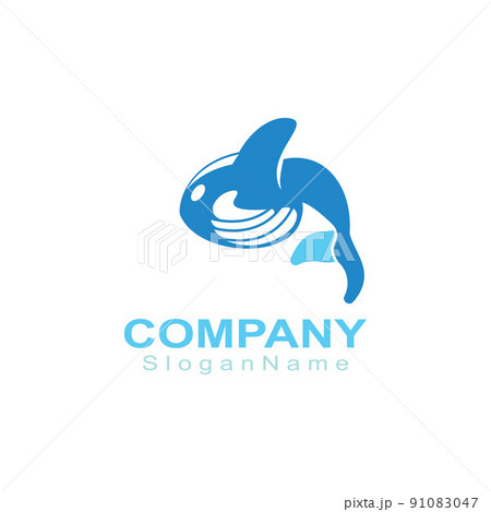 Orca design vector symbol icon design illustration 91083047