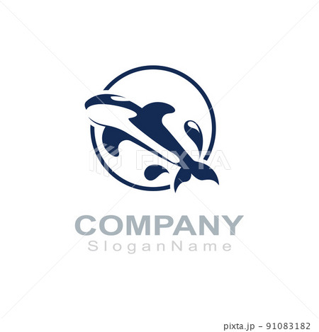 Orca logo image fish animal sea design illustration icon Orca logo image fish animal sea design illustration icon 91083182