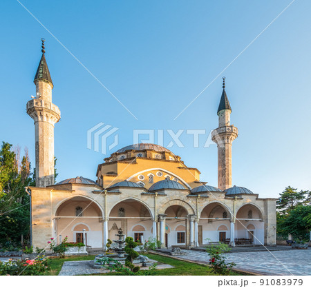 Mosque in Yevpatoria in the Crimea Juma Jami or Khan-Jami also known as the Friday Mosque. 91083979