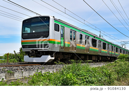 鉄道 JR東日本:宇都宮線(東北本線)E231系 K-07F(横コツ)の 鉄道 JR東日本:宇都宮線(東北本線)E231系 K-07F(横コツ)の