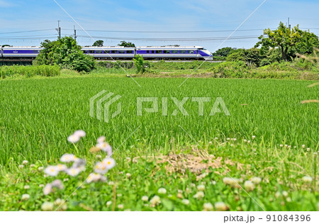 鉄道　JR東日本：宇都宮線（東北本線）特急スペーシアきぬがわ3号　 91084396