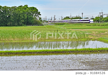 鉄道　JR東日本：宇都宮線（東北本線）特急スペーシアきぬがわ2号　 91084526