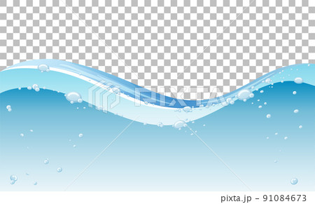 Water splash on grid background 91084673