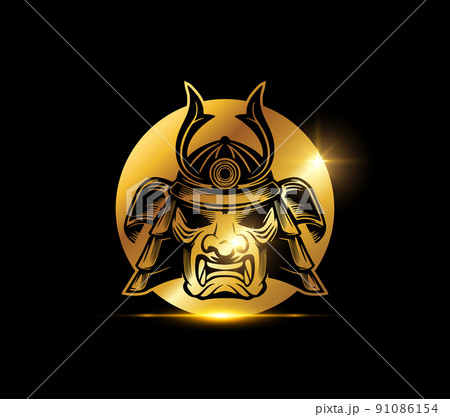 Golden Shogun Vector Sign 91086154