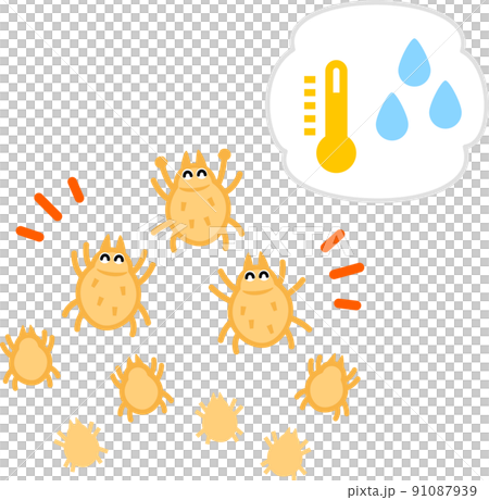 在炎熱潮濕的環境中繁殖的蜱蟲 91087939