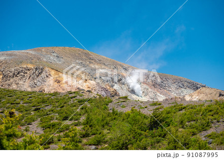 一切経山 ガス 春 一切経山 ガス 春 91087995