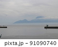熊本県長洲港から見た島原半島1 91090740
