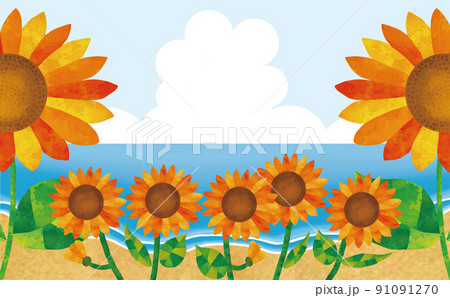 夏、向日葵が咲く 2 91091270