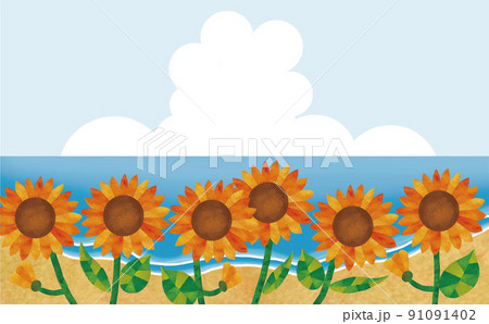 夏、向日葵が咲く 3 91091402