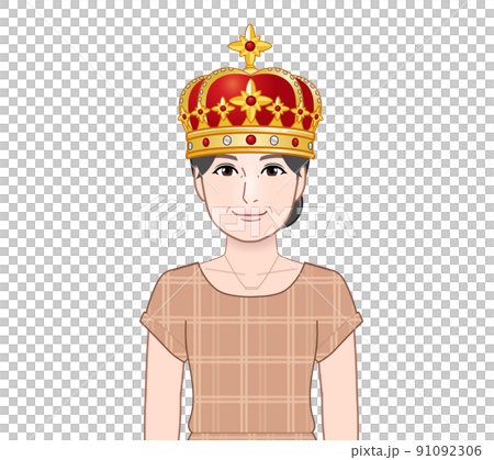 Woman with a crown Woman with a crown 91092306