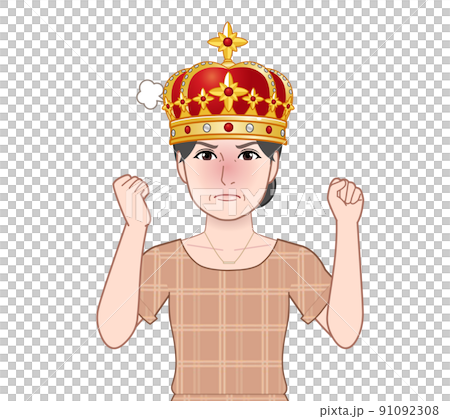 Woman with a crown Woman with a crown 91092308