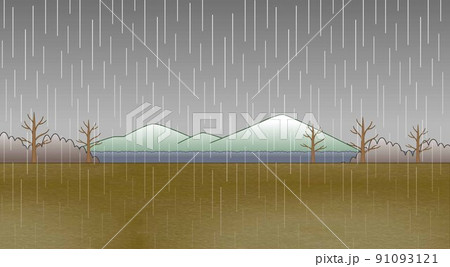 山が見える場所 91093121