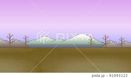 山が見える場所 91093122