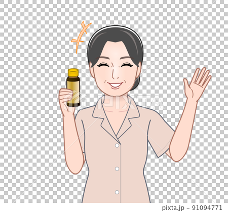 A woman with an energy drink A woman with an energy drink 91094771