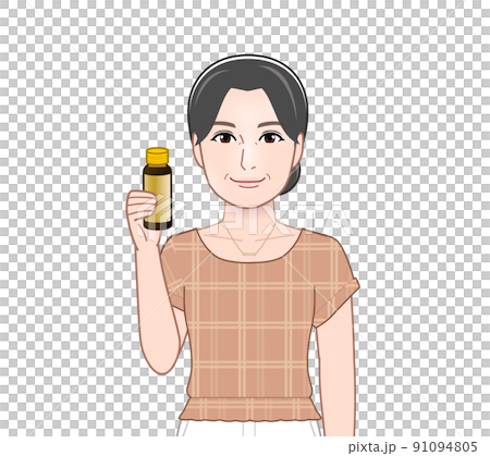 A woman with an energy drink A woman with an energy drink 91094805