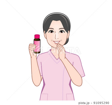 美容ドリンクをもつ女性 美容ドリンクをもつ女性 91095290