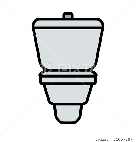 Toilet Bowl Icon Toilet Bowl Icon 91097287