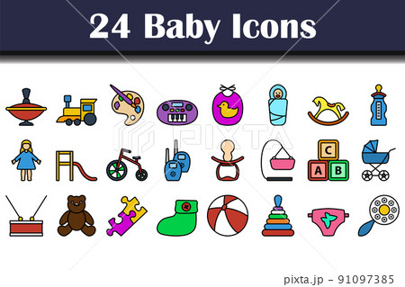 Baby Icon Set Baby Icon Set 91097385