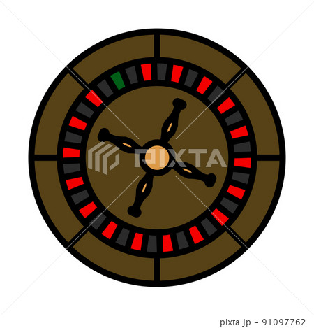Roulette Wheel Icon Roulette Wheel Icon 91097762