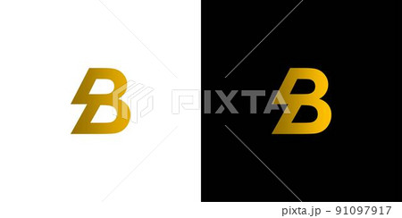 Modern and elegant letter B initials logo design 91097917
