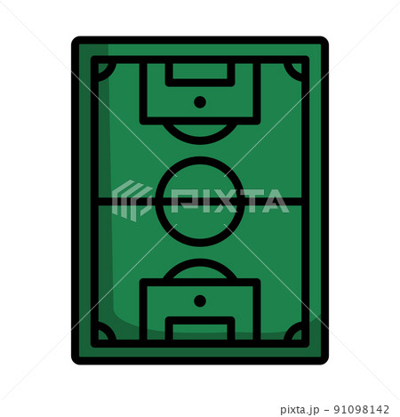 Icon Of Football Field 91098142