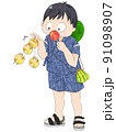 お祭りの男の子 91098907