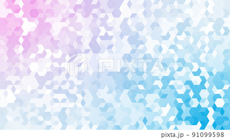 ダイヤのパターン背景素材,ピンクとブルーのグラデーション ダイヤのパターン背景素材,ピンクとブルーのグラデーション 91099598