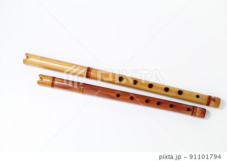 中南米音楽の民族楽器、ケーナとピンクージョ 91101794